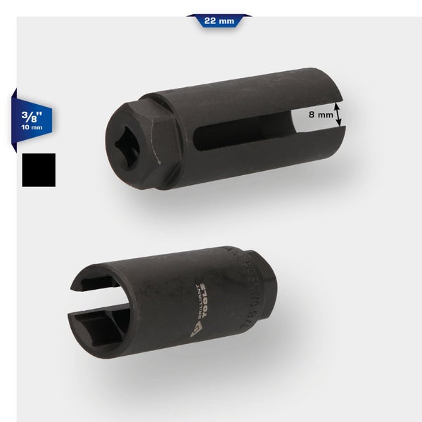 Brilliant Tools Lambdasonden-Nuss mit einer Schlüsselweite von 22 mm