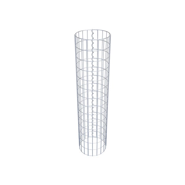 Gabionensäule Durchmesser 32 cm, MW 5 x 10 cm rund - Höhe: 1,40 m