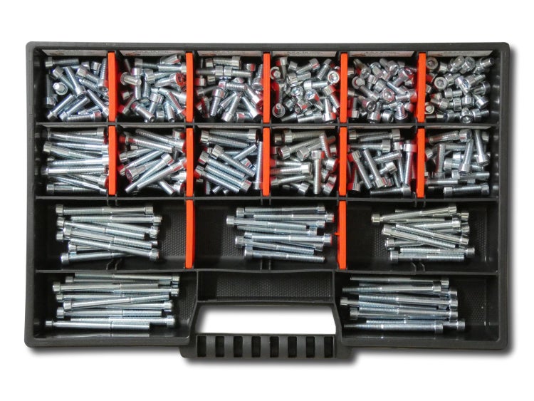 300 tlg Zylinderschrauben Sortiment  M5 // 6mm-60mm Schrauben Set Schraubenbox DIN 912/ISO4762 Bolzen Vollgewindeschrauben Maschinenschrauben Gewindeschrauben Zylinderkopfschrauben
