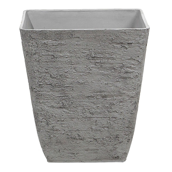 Blumenkübel DELOS Stein 39 cm Grau