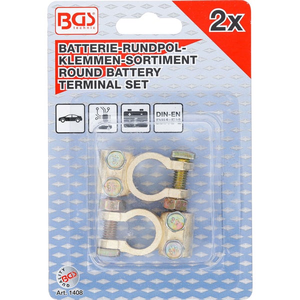 BGS Batterie-Rundpolklemmen-Sortiment - 1408