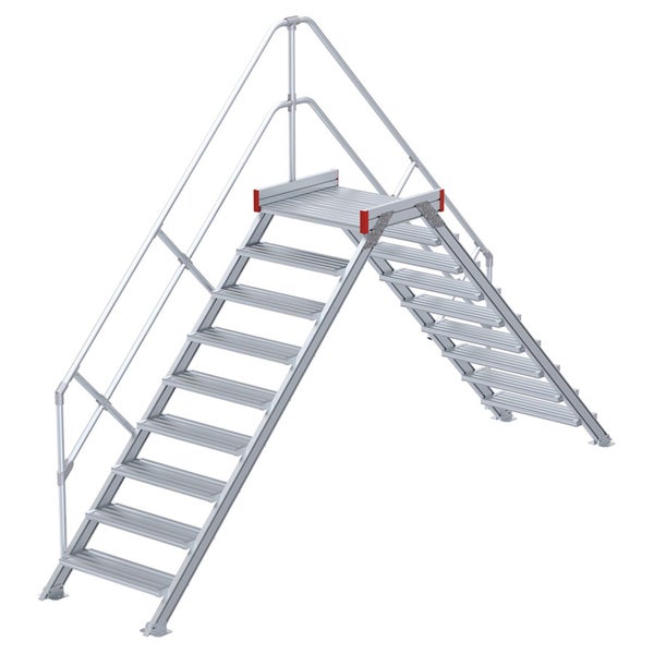 Aluminium Treppe mit Handlauf für den Zugang zu erhöhten Arbeitsbereichen