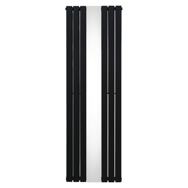 Heizkörper mit Spiegel - 1800mm x 565mm - Schwarz