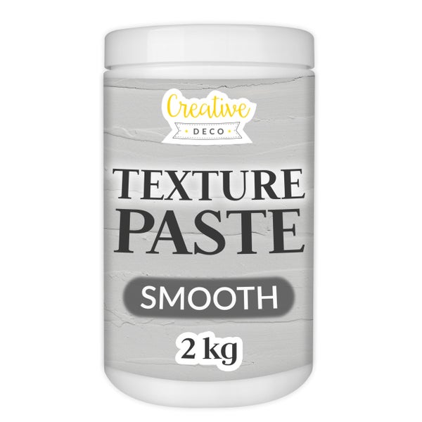 Creative Deco Strukturpaste glatt 2 Kilogramm