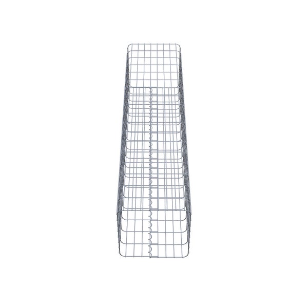 Gabionensäule 42 x 42 cm, MW 5 x 10 cm eckig - Höhe: 1,80 m