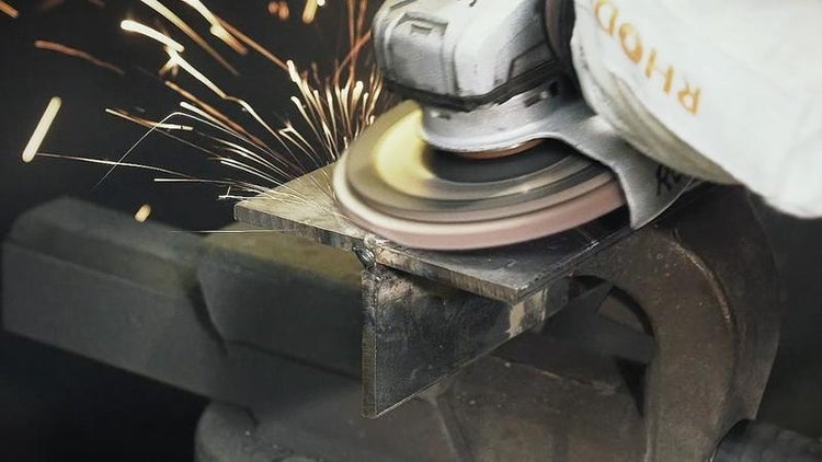 RHODIUS Fächerscheibe JUMBO SPEED, 5 Stück, 125 x 22,23 mm, Korn 60, für Edelstahl, Stahl, Metall, TOPline