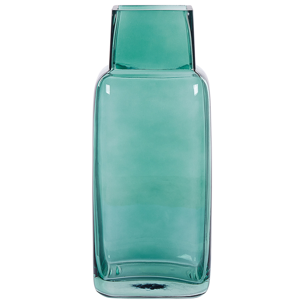 Blumenvase MERBAKA Glas 26 cm Smaragdgrün