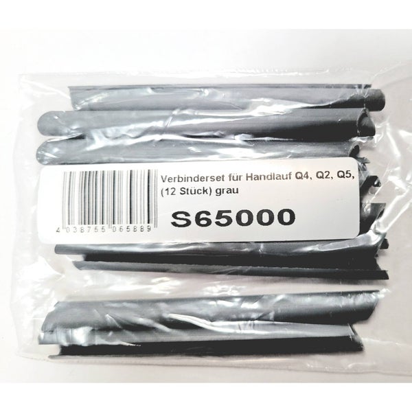 Verbinderset für Handlauf Q4, Q2, Q5, 12 Stück