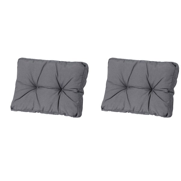 Florance Sitzkissen Panama grau - Ca. 43x60 cm - 2er-Set