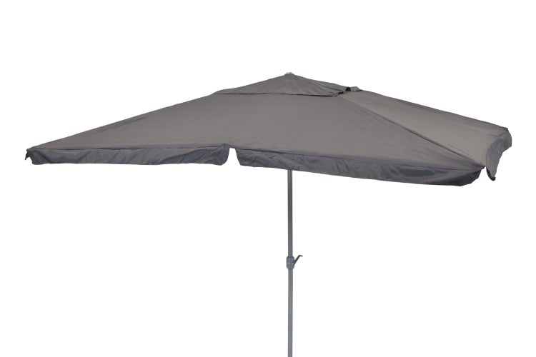 Marktschirm, rechteckig 300 x 400 cm, grau