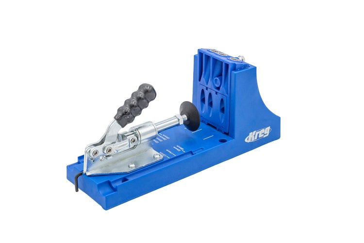 Kreg Pocket-Hole Jig 320 Bohrlehre für präzise Taschenlochverbindungen mit Klemme und Tiefenanschlag