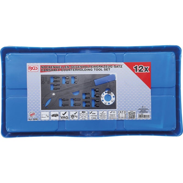 BGS Nockenwellen Gegenhaltewerkzeug Satz im Werkzeugkoffer
