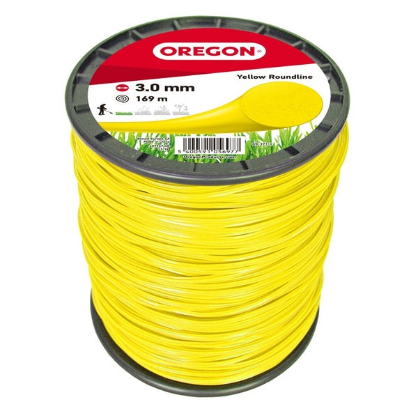 OREGON Mähfaden, Trimmerfaden Gelb Roundline - 3,0 mm - 169 m (69-371-Y)