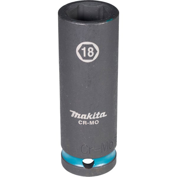 Makita E-16483 Steckschlüssel 1/2 SW18 Impact Black lang