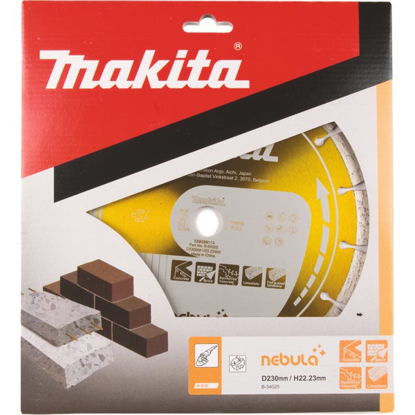 Makita Diamantscheibe 230 x 22,23 NEBULA - B-54025