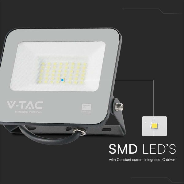 V-TAC VT-44033 - LED-Scheinwerfer - Schwarz - 135lm/w - Samsung - IP65 - 30 Watt - 3450 Lumen -