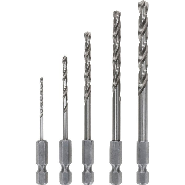 Set mit Metallbohrern unterschiedlicher Größe