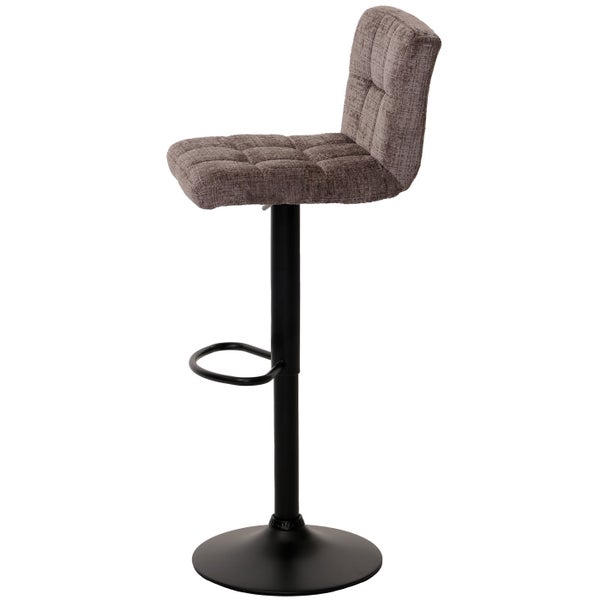 Barhocker mit Fußstütze und gepolsterter Sitzfläche