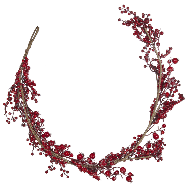 Weihnachtsgirlande TARIFA 150 cm Rot