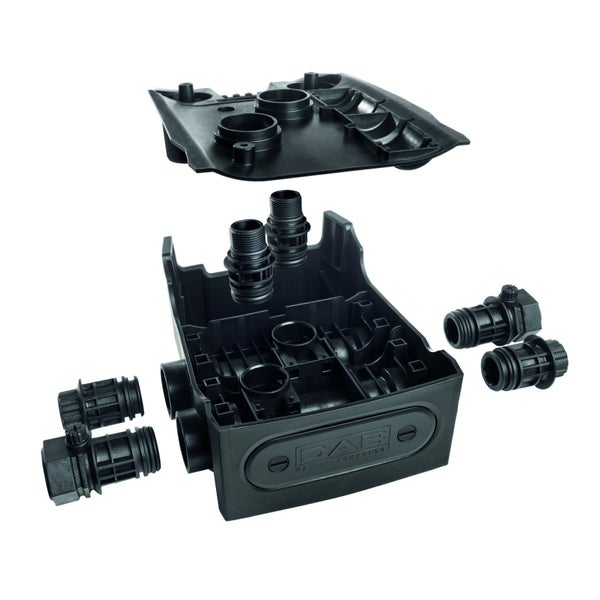 DAB Wassertechnik Verteiler mit Anschlüssen