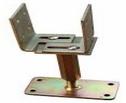 Verstellbarer Pfostenträger aus Metall für den Garten- und Landschaftsbau