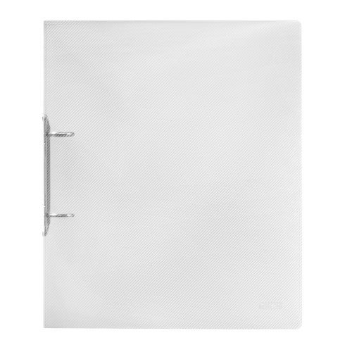 Herlitz Ringbuch A4, 2-Bügel, 4cm Rücken, 24mm Füllhöhe, transparent