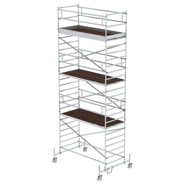 Rollgerüst mit mehreren Plattformen für Bauarbeiten