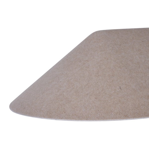 Runder Lampenschirm aus Filz in konischer Form