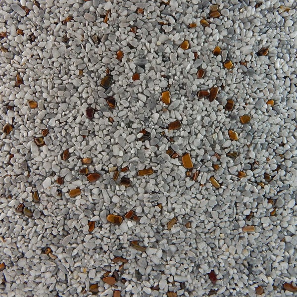 Terralith Edelsteinteppich Tigerauge / Nebula 1 qm -außen-