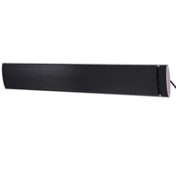 Outsunny Outdoor-Heizung, 2400 W Heizstrahler, 133 x 20 x 4,8 cm, Alu, Silber