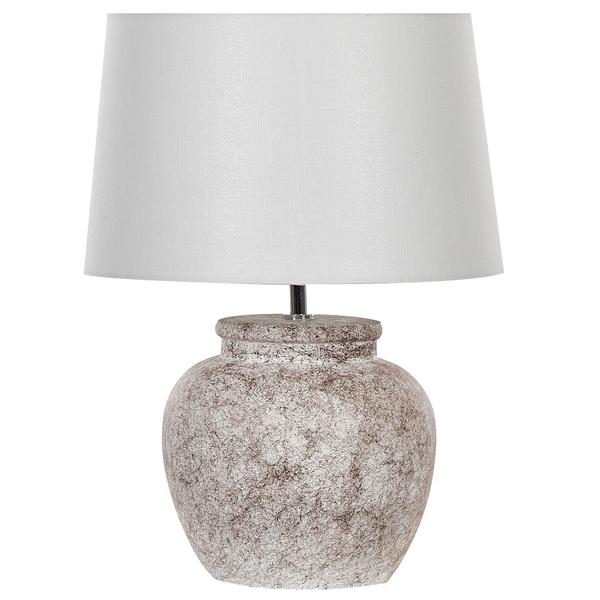 Tischleuchte MAREB Keramik Beige