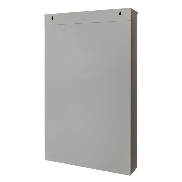 PROREGAL Schüttenregal mit 48 Fächer zur Wandbefestigung | HxBxT 85x50x12,5cm | Lichtgrau