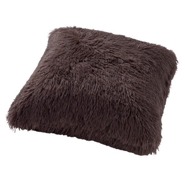 Fluffy Dekokissen - Fluffy 60x60 cm, Braun
