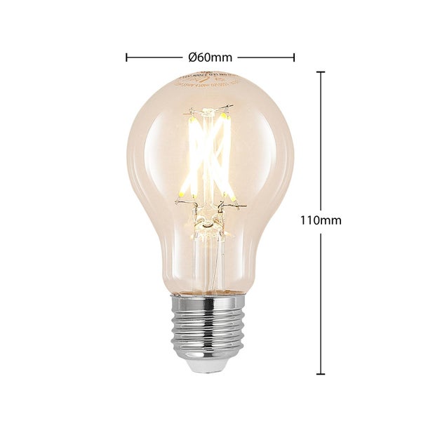 Arcchio LED E27 Lampe 6W aus Glas (E27) - Leuchtmittel Lampen Energiesparlampe