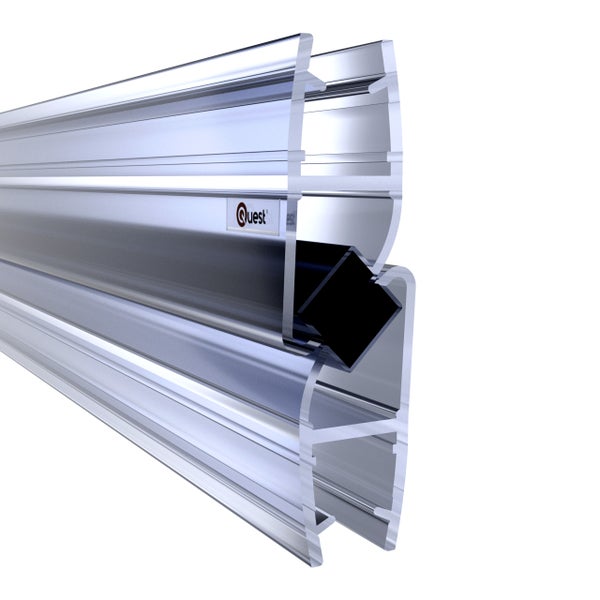 Duschdichtungsprofil mit Quest Logo