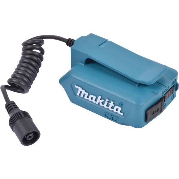 Makita USB Adapter für CXT Akku mit Gürtelclip und Spiralkabel