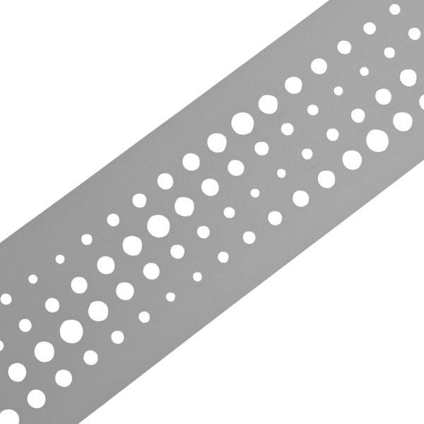 Graues Lochblech mit runden Löchern