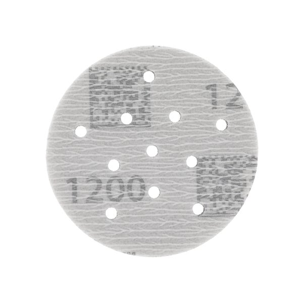 Mirka Iridium Soft Schleifscheiben Ø 77 mm / Korn P1200 / Klett Multifit / 20 Stück / schaumbasiertes Schleifmittel für präzises Trockenschleifen, Klarlackschliff, Finish