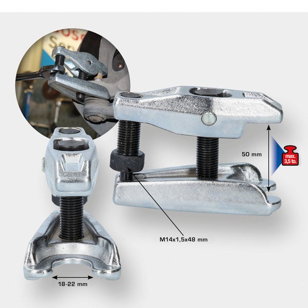 BRILLIANT TOOLS Universal-Kugelgelenk-Abdrücker - BT651017