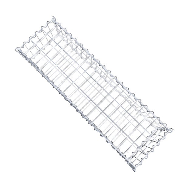 Gabione 100 cm x 20 cm x 30 cm (L x H x T), Maschenweite 5 cm x 10 cm, Spirale