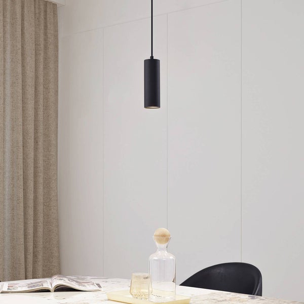 Lindby Pendelleuchte Joffrey (Modern) in Schwarz aus Metall (1 flammig, GU10) - Deckenlampe Esstischlampe Hängelampe Hängeleuchte Wohnzimmerleuchte