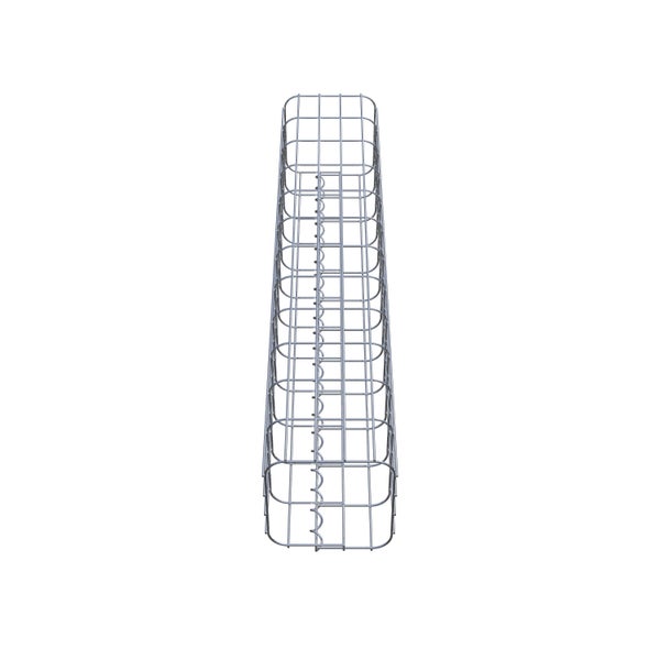 Gabionensäule 22 x 22 cm, MW 5 x 10 cm eckig - Höhe: 1,20 m