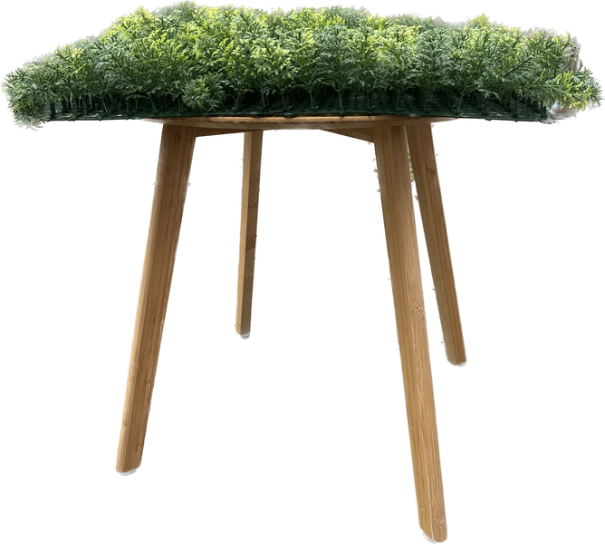 OLSO | Premium Mooswand grün Wald | Gastronomie künstliches Moos Wandmontage | Wandbehang Pflanzenwand Terrasse Praxis