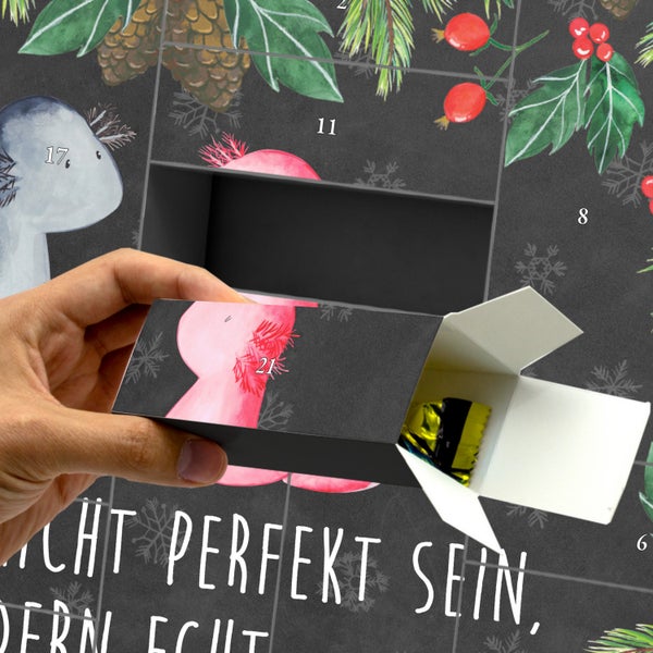 Mr. & Mrs. Panda Befüllbarer Adventskalender Axolotl Liebe - Schwarz
