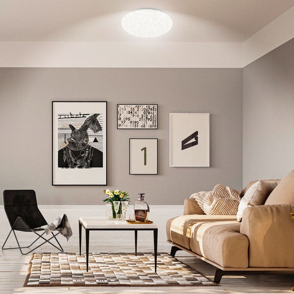 LED Deckenlampe Deckenleuchte Wohnzimmer Neutralweiß Sternenhimmel