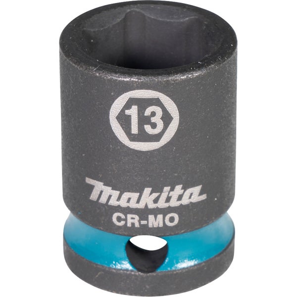 Makita E-15942 Steckschlüssel 3/8 SW13 Impact Black kurz