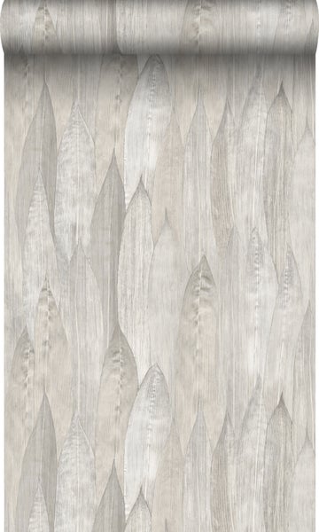 Origin Wallcoverings Tapete Blätter Grau - 53 cm x 10.05 m - 347372
