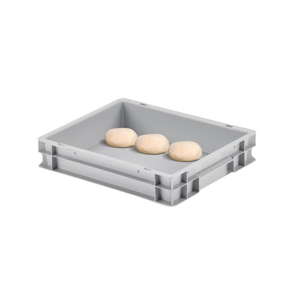 CHEFGASTRO Pizzaballenbox Ohne Deckel HxBxT 7,5 x 30 x 40 cm 9 Liter Teigwanne Für Pizzateig Sstapelbare Pizzabox