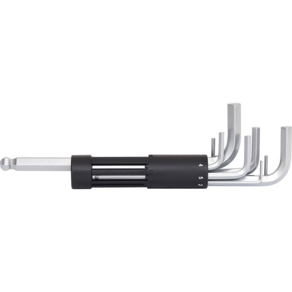 KS TOOLS 3 in 1 Innen6kant-Winkelstiftschlüssel-Satz 8tlg. lang Kugelkopf - 151.2100
