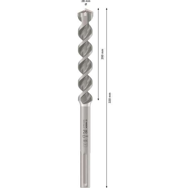 Bosch PRO SDS max-4 Hammerbohrer 28 x 200 x 320 mm - 2608685870